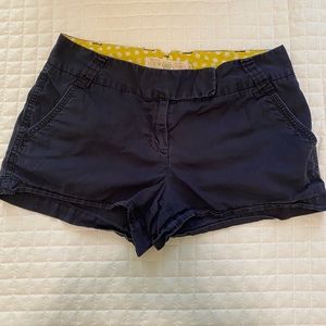 J. Crew Chino Shorts Navy Size 4